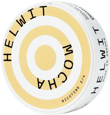 Helwit mocha nicotine pouches can