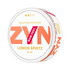 ZYN Lemon Spritz Slim nicotine pouch can – tobacco-free, lemon flavor, available at NiqPouches.com