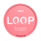 Loop red chili melon mini nicotine pouches can from view