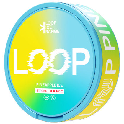 Loop Pineapple Ice Strong nicotine pouches can