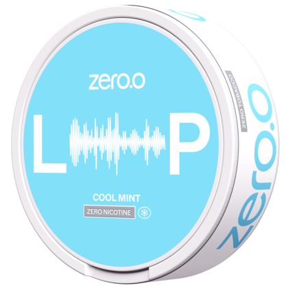 Loop Zero Cool Mint nicotine-free pouches can