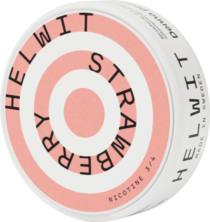 Helwit strawberry nicotine pouches can