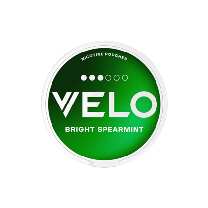 VELO Bright Spearmint 8mg nicotine pouches can