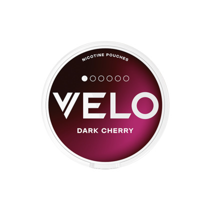 VELO Dark Cherry 4mg nicotine pouches can