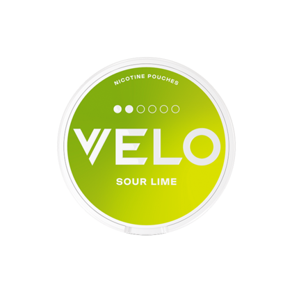 VELO Sour Lime 6mg nicotine pouches can