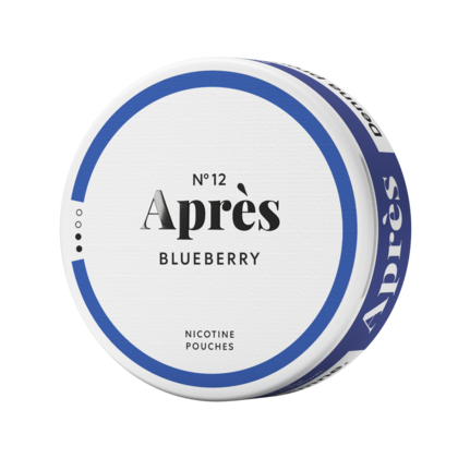 Après No.12 Blueberry nicotine pouches can