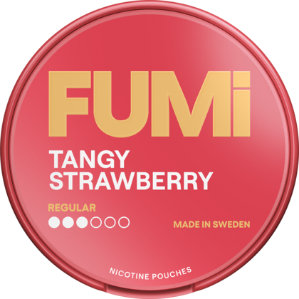 FUMi Tangy Strawberry Regular nicotine pouches can