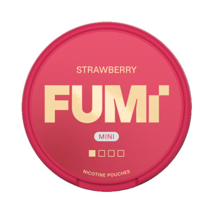 FUMi Strawberry Mini Regular nicotine pouches can