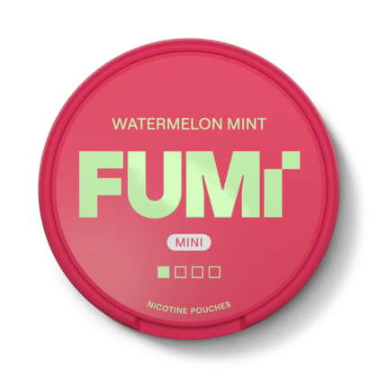 Fumi watermelon mint mini nicotine pouches can