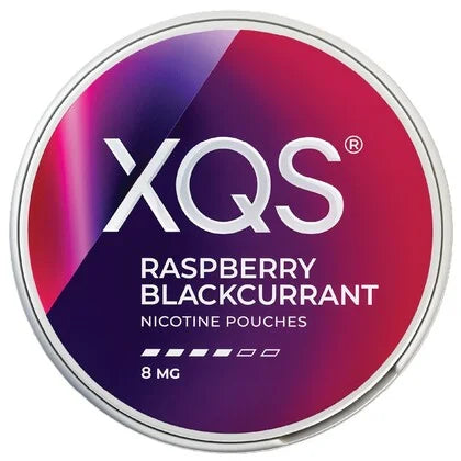XQS Raspberry Blackcurrant 8mg