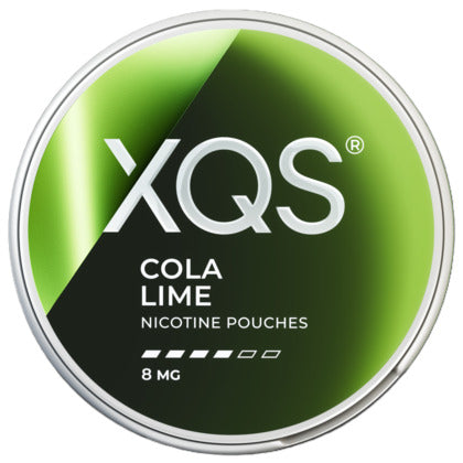 XQS Cola Lime 8mg nicotine pouches can