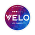 VELO Icy Cherry nicotine pouch can – tobacco-free, nicotine mint and cherry, available at NiqPouches.com